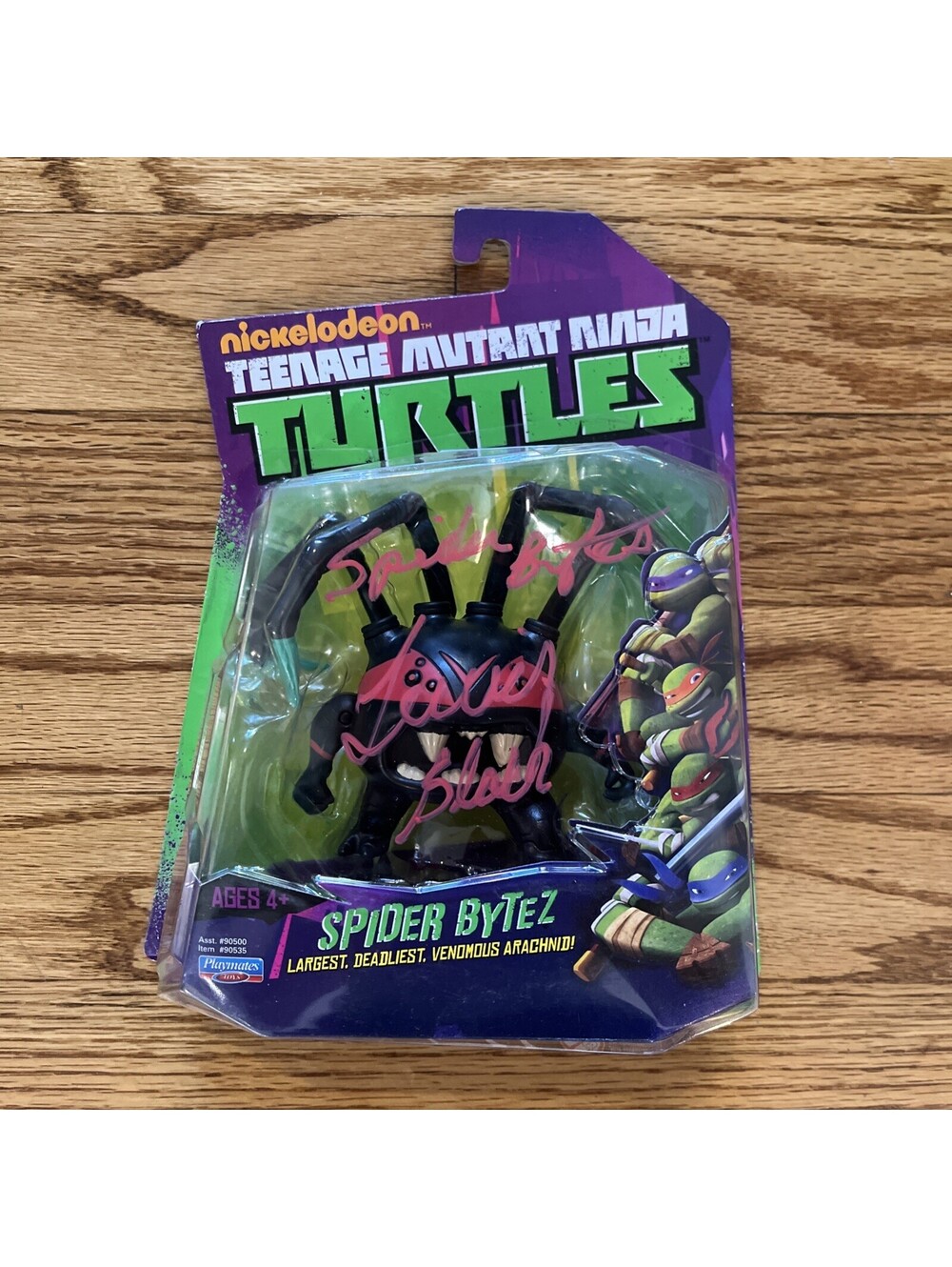 Signed Teenage Mutant Ninja Turtles Spider Bytez 2013 Nickelodeon TMNT Playmates